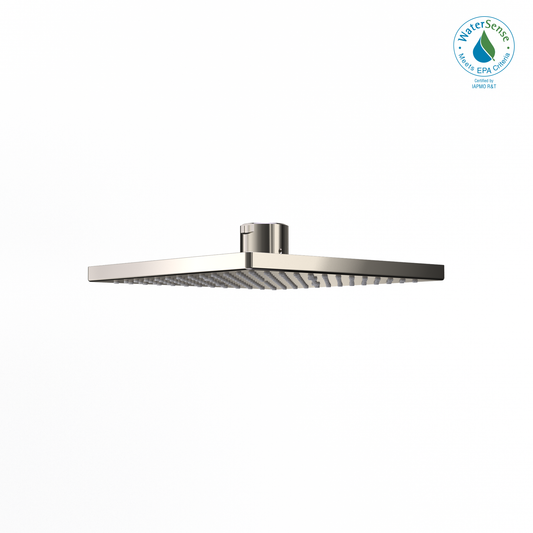 TOTO TBW08002U4#PN G Series 1.75 Gpm Single Spray 10 Inch Square Showerhead With Comfort Wave - Polished Nickel