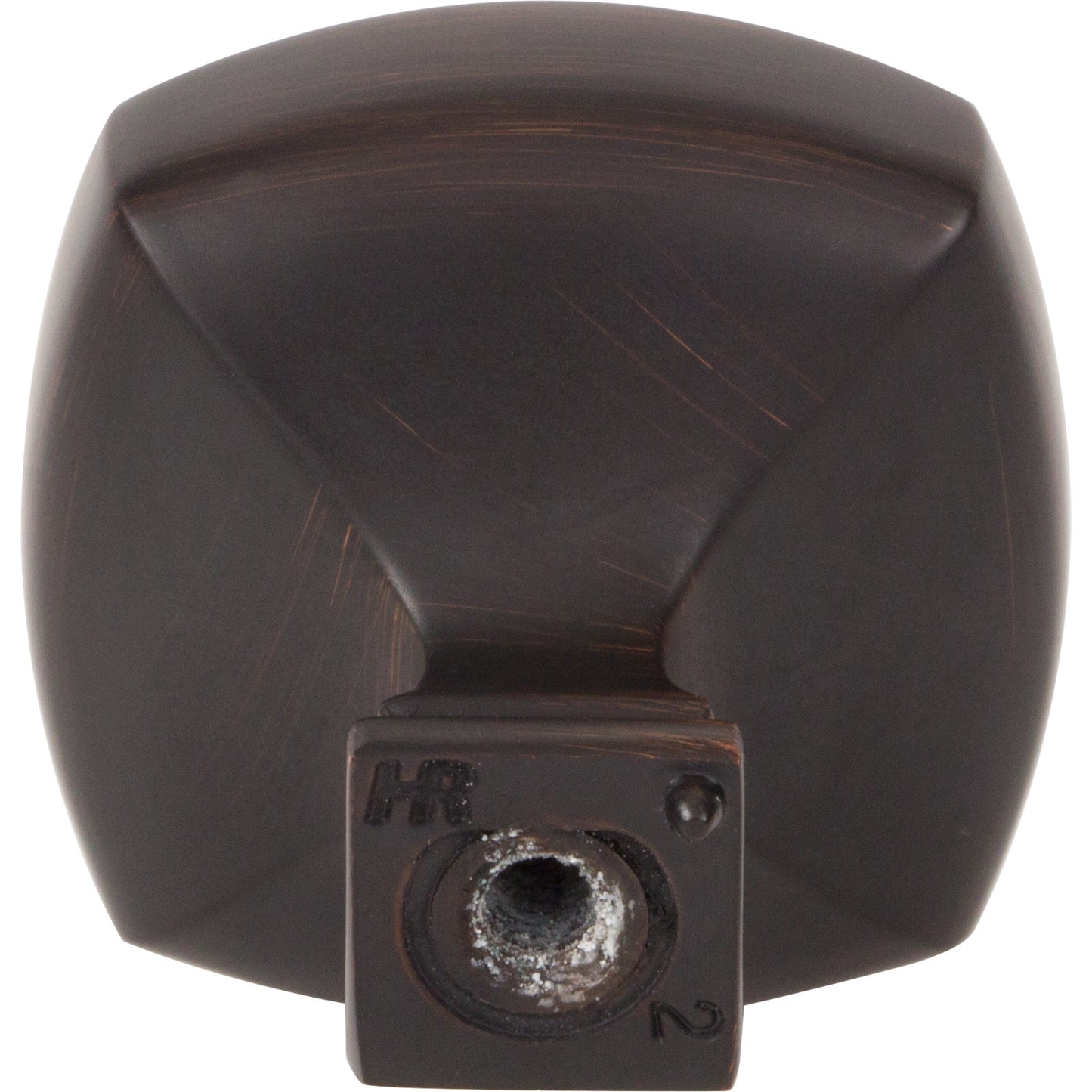 JEFFREY ALEXANDER 278L-DBAC Audrey 1-3/8" Diameter Square Knob - Brushed Oil Rubbed Bronze