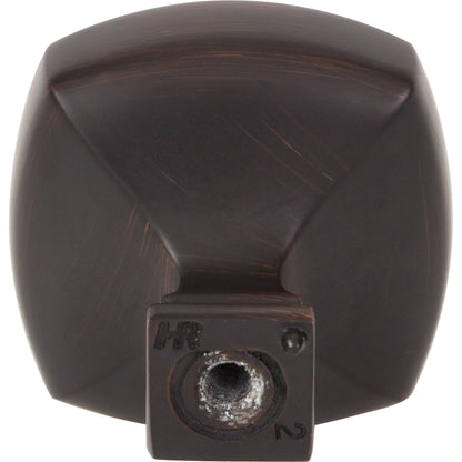 JEFFREY ALEXANDER 278L-DBAC Audrey 1-3/8" Diameter Square Knob - Brushed Oil Rubbed Bronze