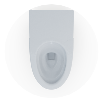 TOTO CT8551CUMFG#01 Neorest Dual Flush 1.0 Or 0.8 Gpf Elongated Toilet Bowl For As - Cotton White