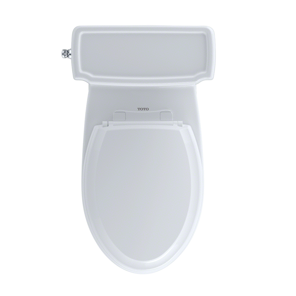 TOTO MS974224CEFG#01 Eco Guinevere Elongated 1.28 Gpf Universal Height Skirted Toilet With Cefiontect And Softclose Seat - Cotton White