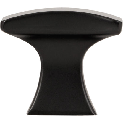 JEFFREY ALEXANDER 767MB Philip 1-1/4" Length Rectangle Knob - Matte Black