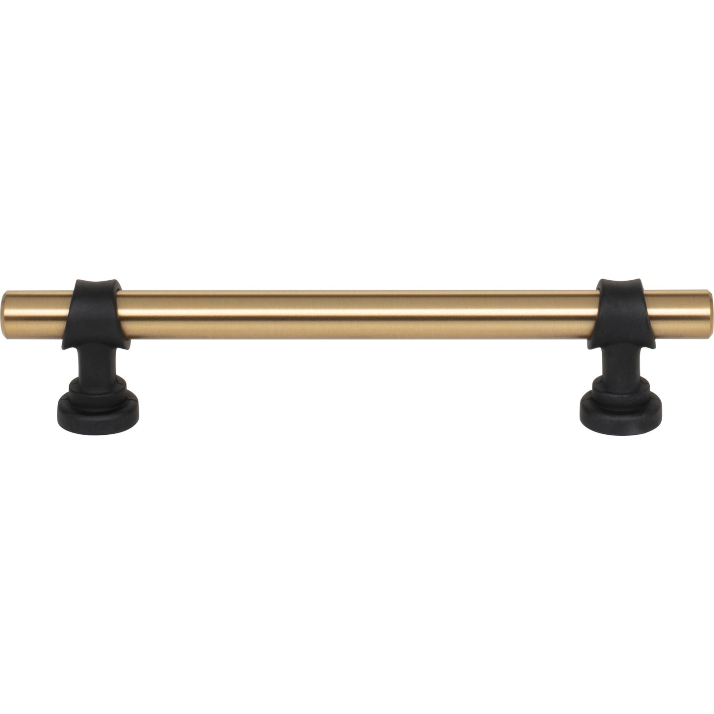 TOP KNOBS M2717 Bit 5 1/16" Center to Center Bar Pull - Honey Bronze and Flat Black