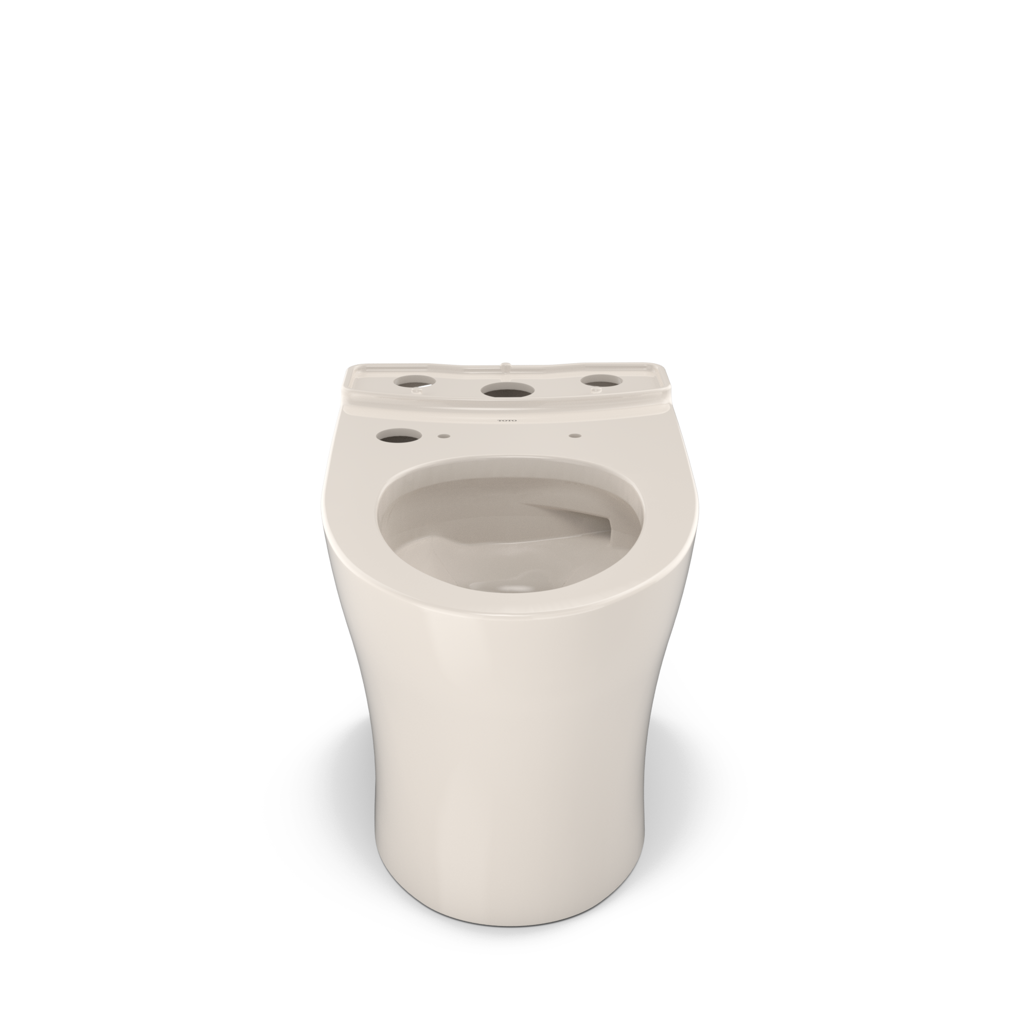 TOTO CT446CEFGNT40#12 Aquia Iv Elongated Universal Height Skirted Toilet Bowl With Cefiontect - Sedona Beige