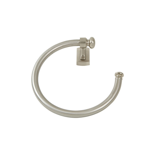 ATLAS LGTR-BRN Legacy Towel Ring - Brushed Nickel