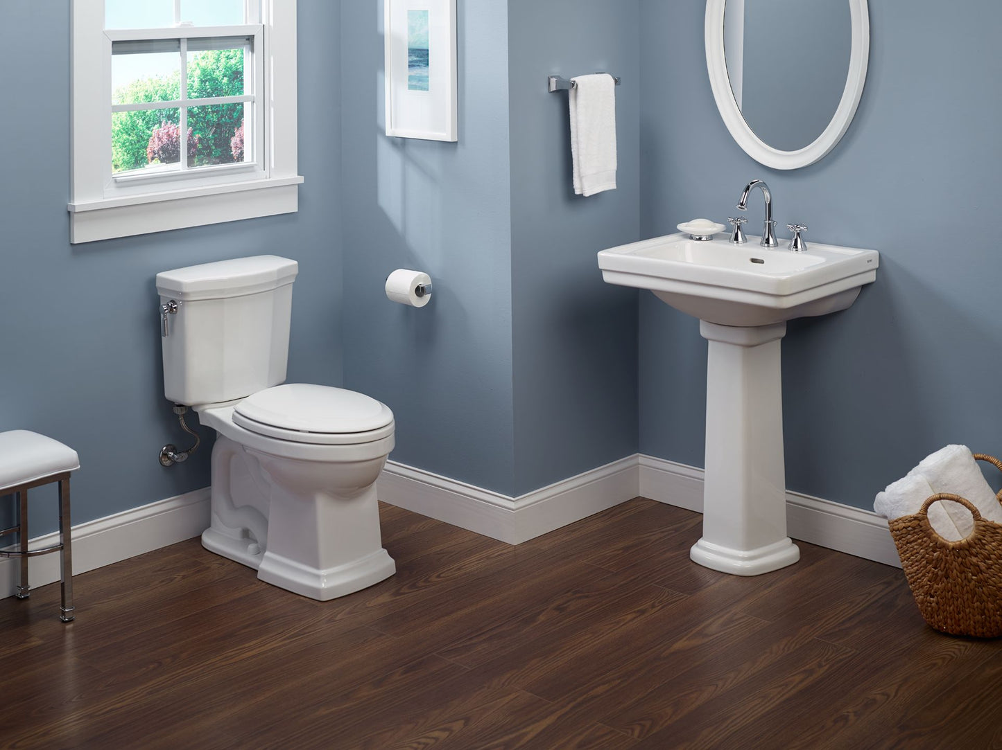 TOTO CST404CUFG#11 Promenade II 1G Two-Piece Elongated 1.0 GPF Universal Height Toilet with CEFIONTECT , Colonial White