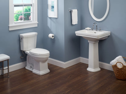 TOTO CST404CUFRG#01 Promenade Ii 1G Two-Piece Elongated 1.0 Gpf Universal Height Toilet With Cefiontect And Right-Hand Trip Lever - Cotton White