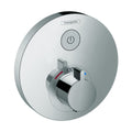 HANSGROHE 15744001 ShowerSelect S Thermostatic Trim for 1 Function, Round - Chrome