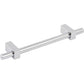 JEFFREY ALEXANDER 478-128PC Larkin 1 128 mm Center-to-Center Bar Pull - Polished Chrome