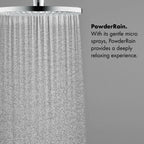 HANSGROHE 04915820 Raindance S Thermostatic Showerhead/Wallbar Set with Rough, 2.5 GPM - Brushed Nickel