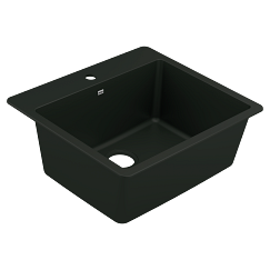 MOEN GGB3019B Host 25" Granite Dual Mount Single Bowl Sink