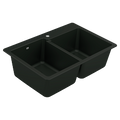 MOEN GGB3024B Host 33" Granite Dual Mount Double Bowl Sink