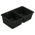 MOEN GGB4012B Host 33 X 18.5 X 9.5 Granite Granite Double Bowl Sink
