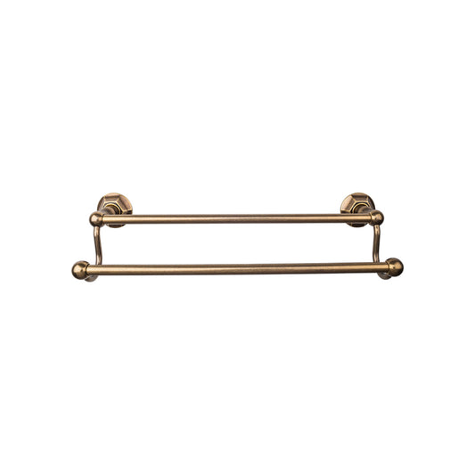 TOP KNOBS ED11GBZB TOP BATH (R) Edwardian Bath Double 32 1/2" Wall Mounted Towel Bar - German Bronze