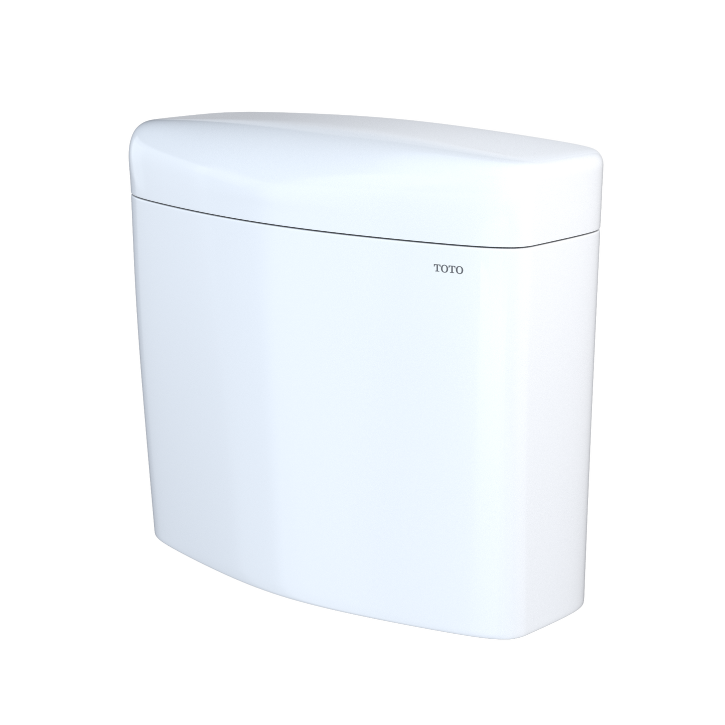 TOTO ST436EMNA#01 Aquia Iv Cube Dual Flush 1.28 And 0.9 Gpf Toilet Tank Only With Washlet+ Auto Flush Compatibility - Cotton White