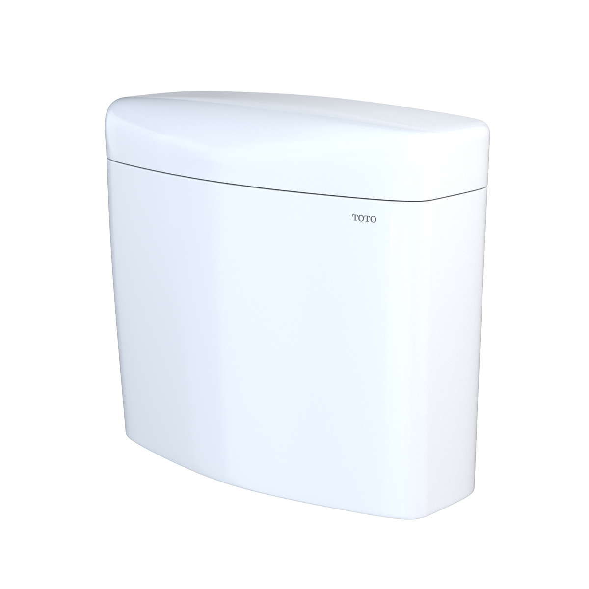 TOTO ST436EMNA#01 Aquia Iv Cube Dual Flush 1.28 And 0.9 Gpf Toilet Tank Only With Washlet+ Auto Flush Compatibility - Cotton White