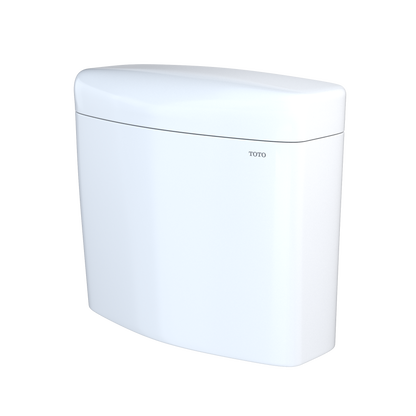 TOTO ST436EMNA#01 Aquia Iv Cube Dual Flush 1.28 And 0.9 Gpf Toilet Tank Only With Washlet+ Auto Flush Compatibility - Cotton White