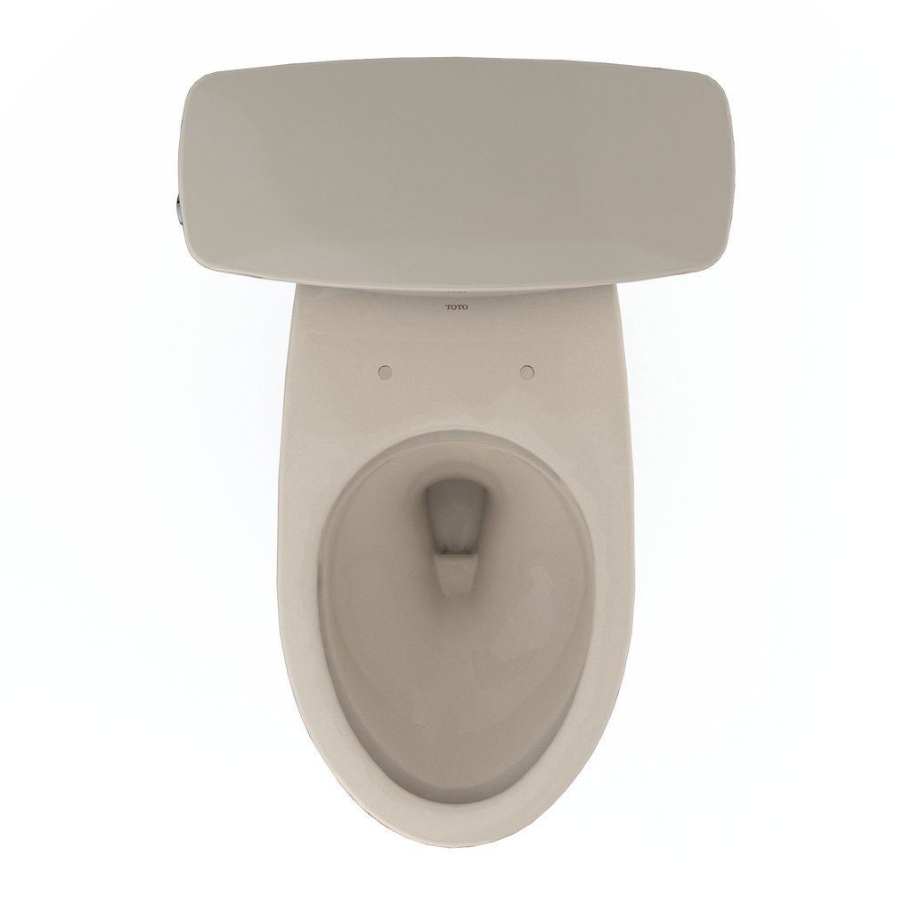 TOTO CST786CEFG#03 Drake Transitional Two-Piece Elongated 1.28 Gpf Universal Height Tornado Flush Toilet With Cefiontect - Bone