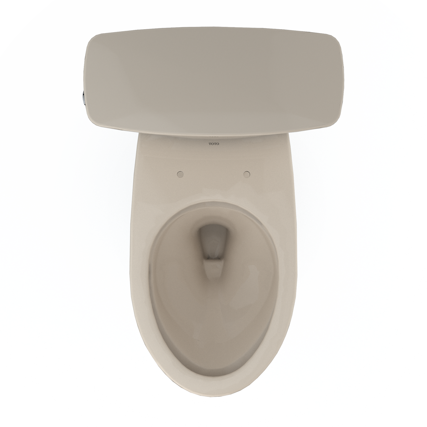 TOTO CST786CEFG#03 Drake Transitional Two-Piece Elongated 1.28 Gpf Universal Height Tornado Flush Toilet With Cefiontect - Bone