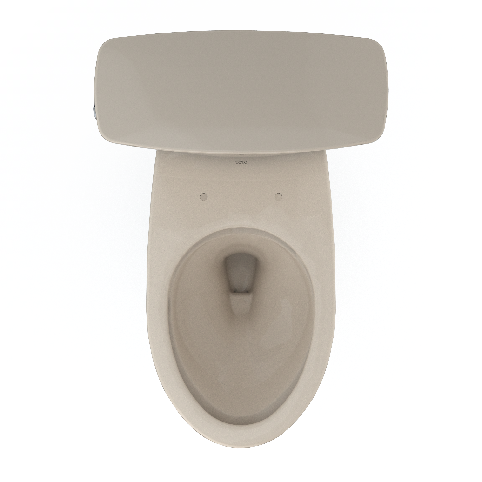 TOTO CST786CEFG#03 Drake Transitional Two-Piece Elongated 1.28 Gpf Universal Height Tornado Flush Toilet With Cefiontect - Bone