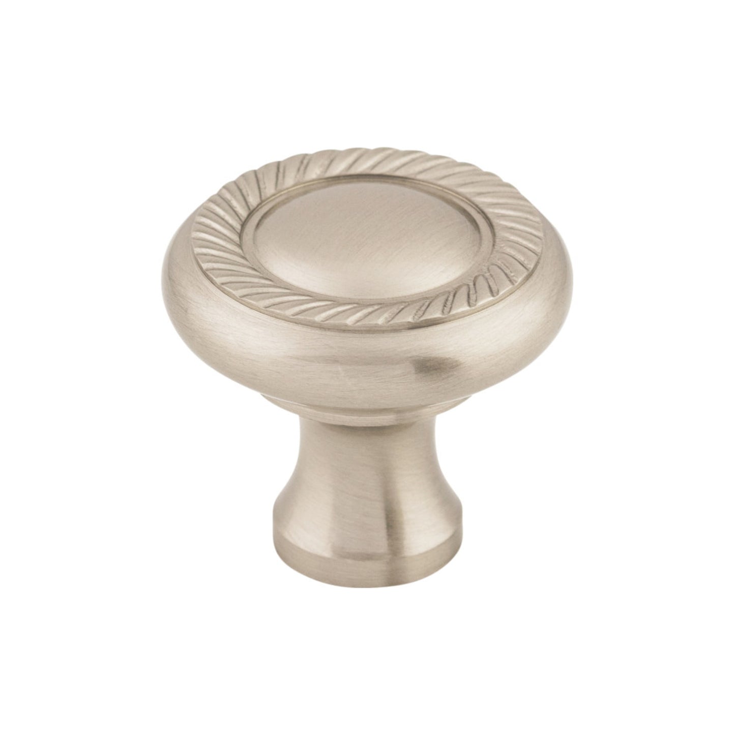 TOP KNOBS M326 Swirl Cut 1 1/4" Diameter Round Knob - Brushed Satin Nickel