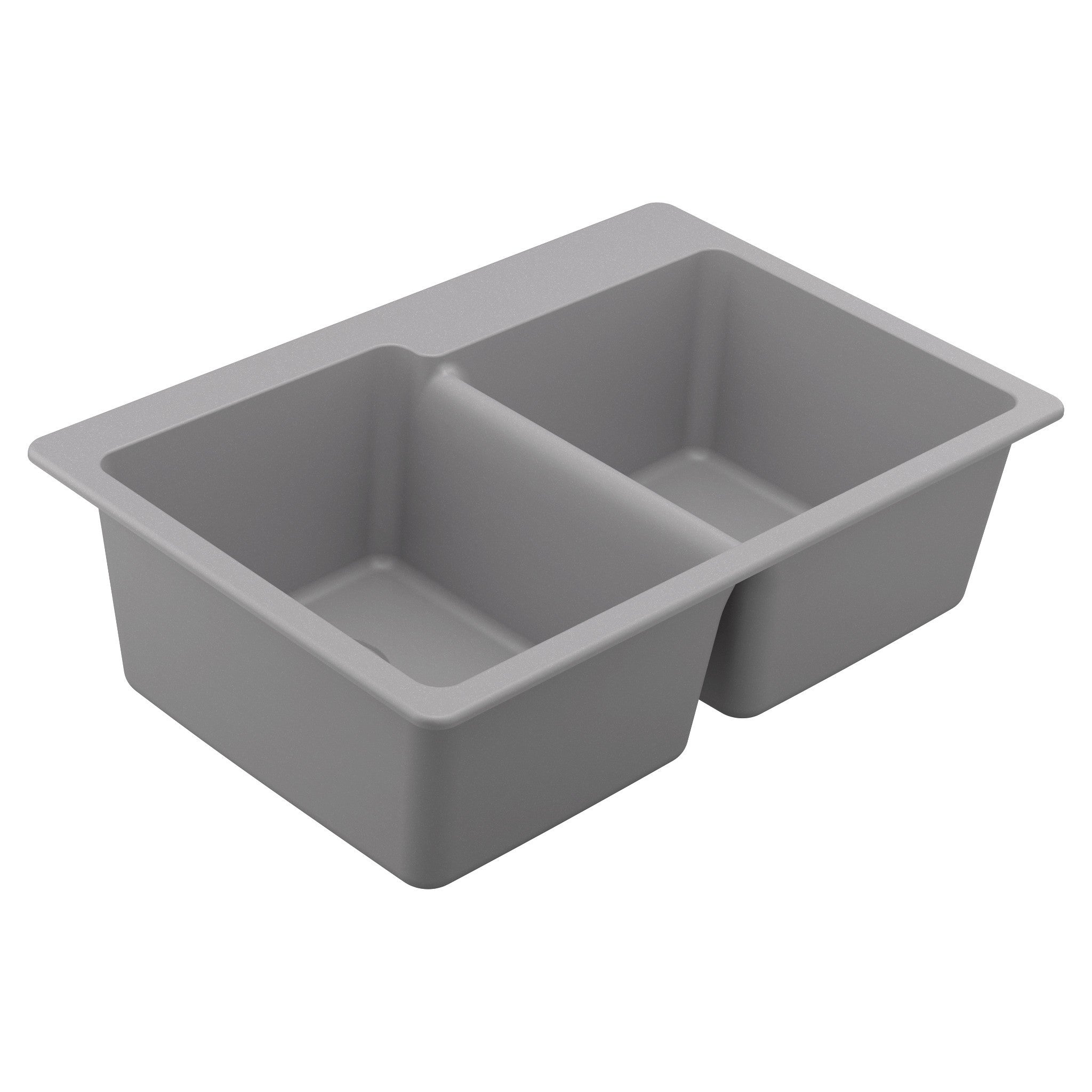 MOEN GGR3024B Granite Series Double Bowl Undermount or Drop In Sink
