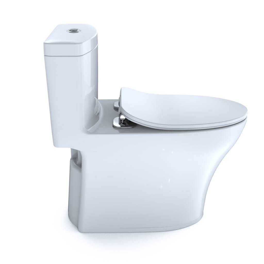 TOTO MS646234CEMFGN#01 Aquia Iv One-Piece Elongated Dual Flush 1.28 And 0.9 Gpf Universal Height - Cotton White