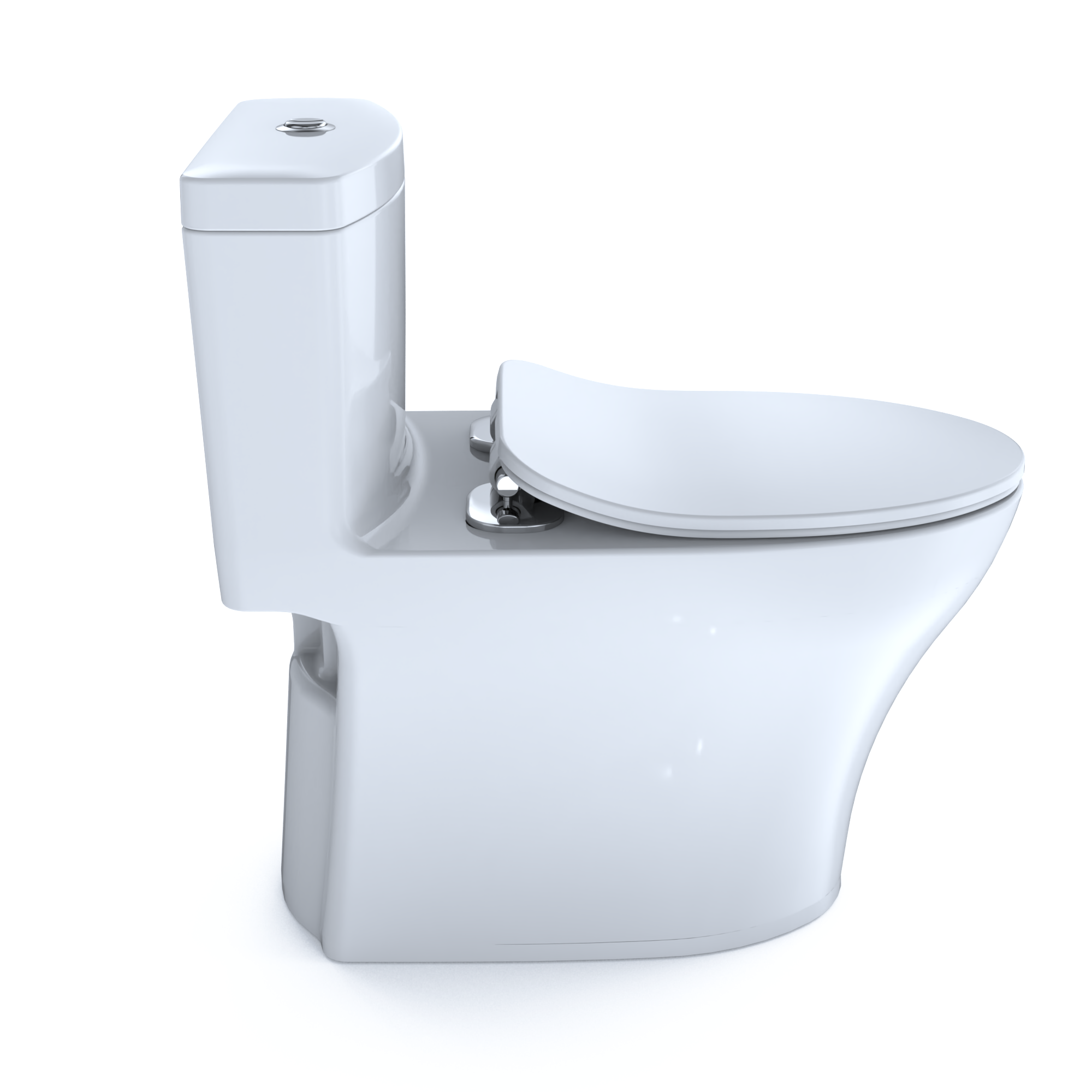TOTO MS646234CEMFGN#01 Aquia Iv One-Piece Elongated Dual Flush 1.28 And 0.9 Gpf Universal Height - Cotton White