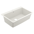 MOEN GGW3026B Host 33" Granite Dual Mount Single Bowl Sink