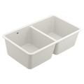 MOEN GGW4012B Host 33" Granite Undermount Double Bowl Sink
