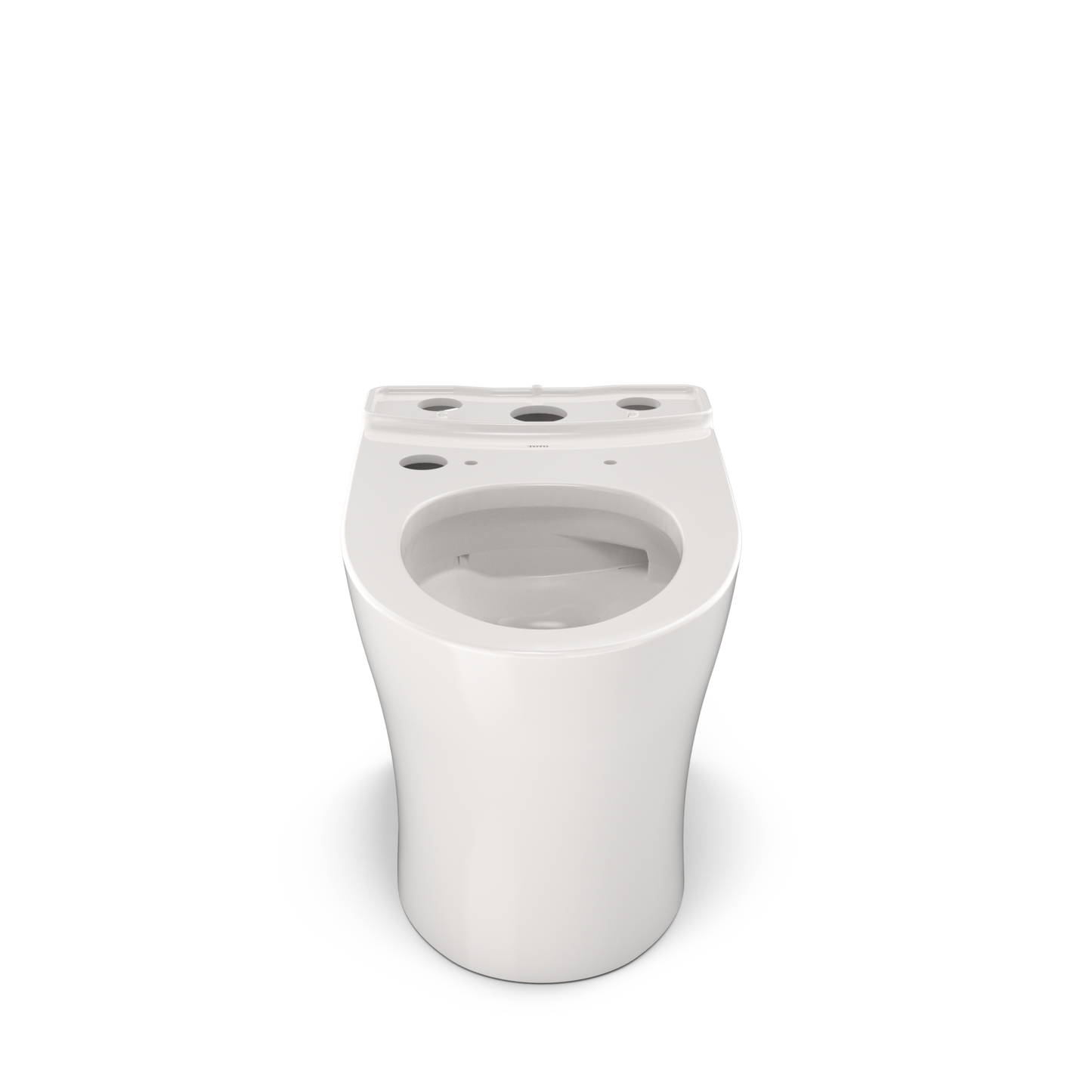 TOTO CT446CEFGNT40#11 Aquia IV Elongated Universal Height Skirted Toilet Bowl with CEFIONTECT , Colonial White