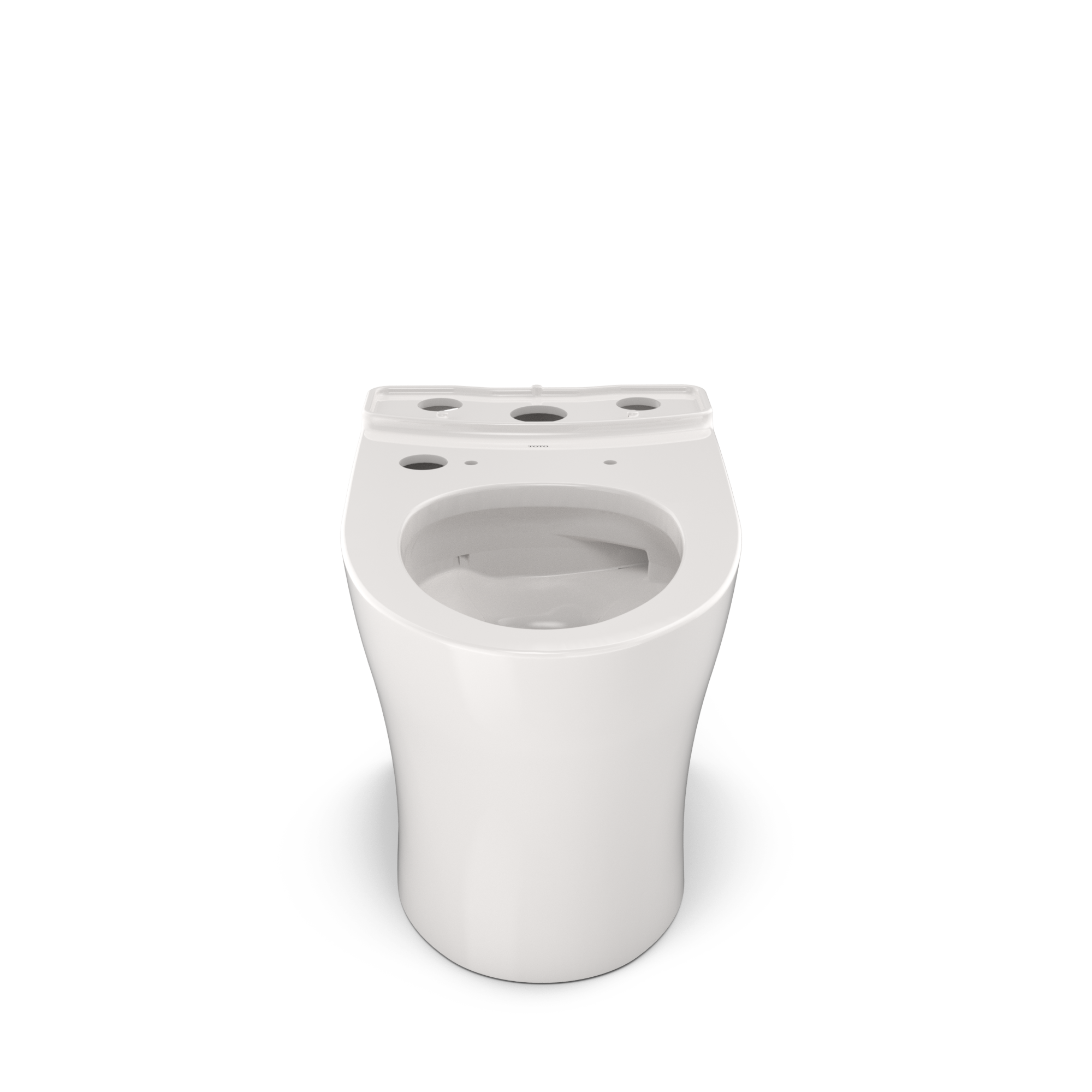 TOTO CT446CEFGNT40#11 Aquia Iv Elongated Universal Height Skirted Toilet Bowl With Cefiontect - Colonial White