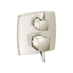 HANSGROHE 15865831 Ecostat Classic Pressure Balance Trim Classic Square with Diverter - Polished Nickel