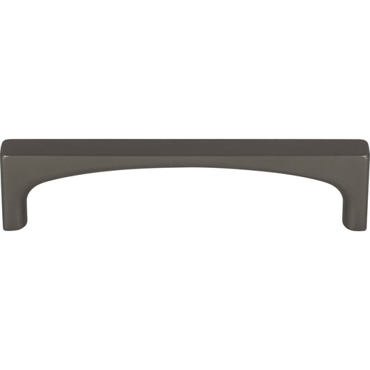 TOP KNOBS TK1012AG Riverside 3 3/4" Center to Center Bar Pull - Ash Gray