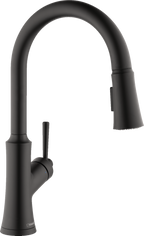HANSGROHE 04793670 Joleena HighArc Kitchen Faucet, 2-Spray Pull-Down, 1.75 GPM - Matte Black