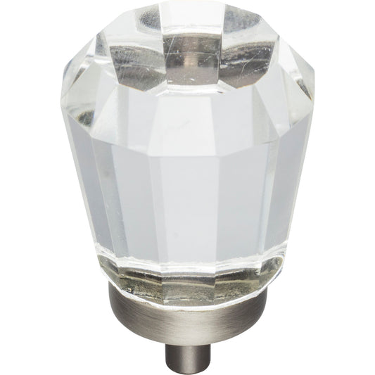 JEFFREY ALEXANDER G150L-BNBDL Harlow 1-1/4" Length Geometric Knob - Brushed Pewter