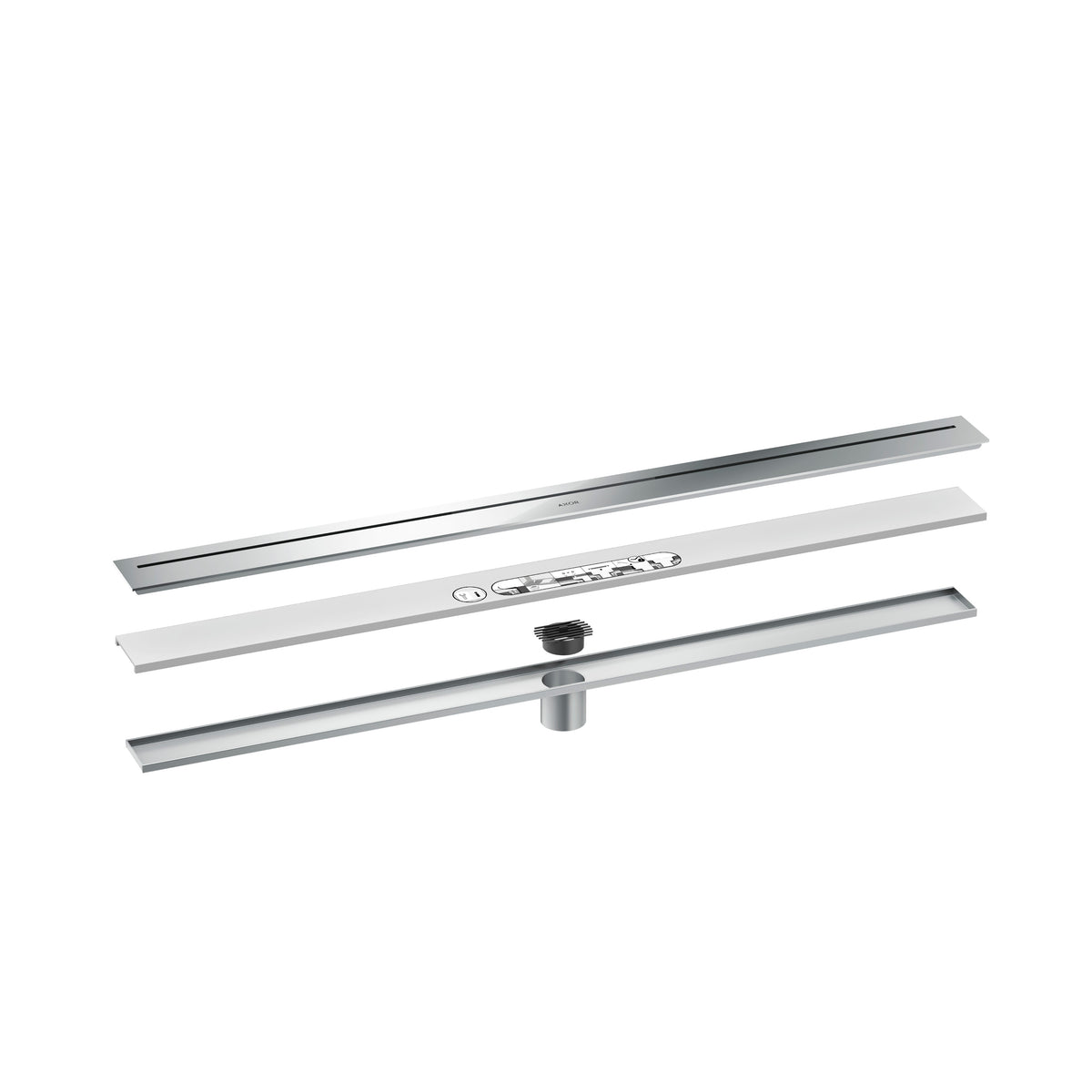 AXOR 42523001 Drains Floor Installation 39 3/8" - Chrome