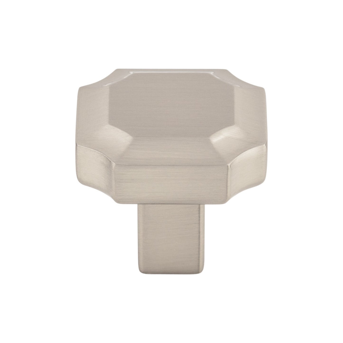 TOP KNOBS TK3020BSN Davenport 1 1/4" Length Geometric Knob , Brushed Satin Nickel