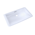 TOTO LT191G#01 Rectangular Undermount Bathroom Sink With Cefiontect - Cotton White