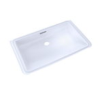 TOTO LT191G#01 Rectangular Undermount Bathroom Sink With Cefiontect - Cotton White