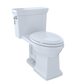 TOTO MS814224CUFRG#01 Promenade II 1G One-Piece Elongated 1.0 GPF Universal Height Toilet with CEFIONTECT and Right-Hand Trip Lever , Cotton White