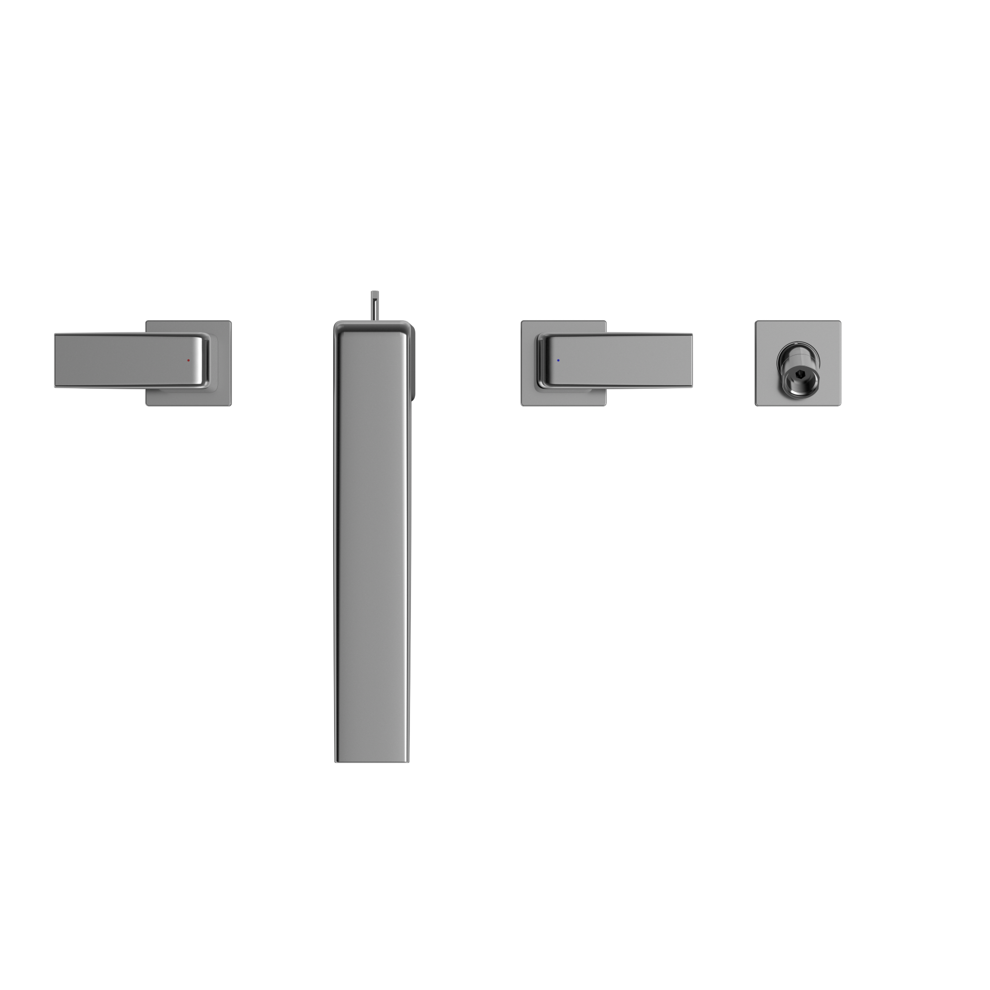 TOTO TBG10202U#CP Gb Two-Handle Deck-Mount Roman Tub Filler Trim With Handshower - Polished Chrome