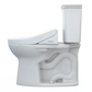 TOTO MW7863074CEFG.10#01 Drake Transitional WASHLET+ Two-Piece Elongated 1.28 GPF Universal Height TORNADO FLUSH Toilet with C2 Bidet Seat , Cotton White