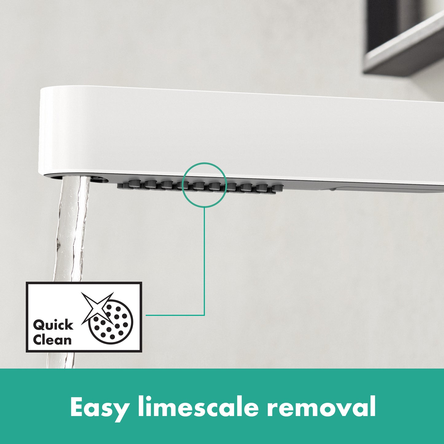 HANSGROHE 76063701 Finoris Single-Hole Faucet 230 with 2-Spray Pull-Out, 1.2 GPM - Matte White