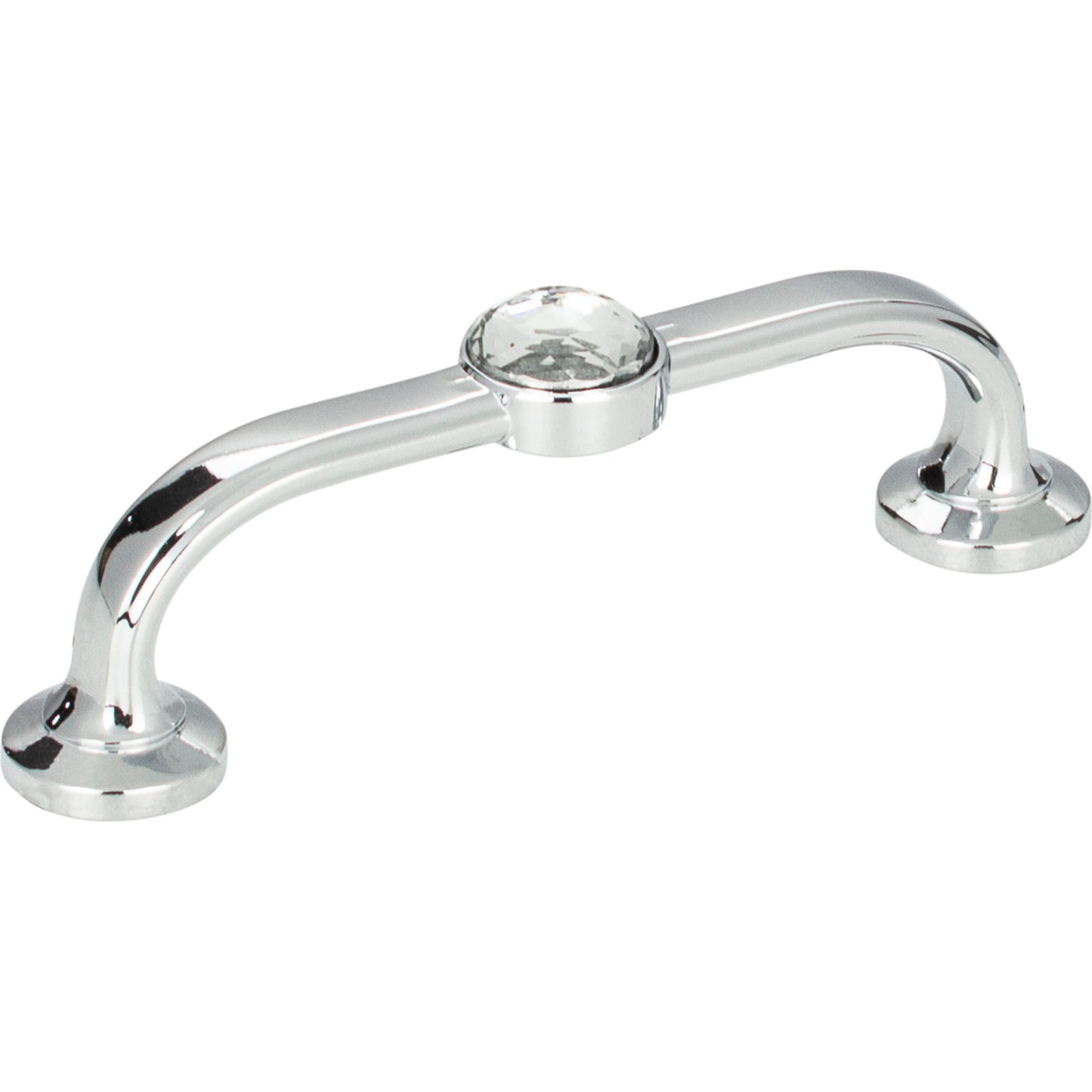 ATLAS 344-CH Legacy Crystal 3" Center to Center Bar Pull - Polished Chrome