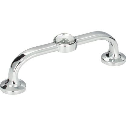 ATLAS 344-CH Legacy Crystal 3" Center to Center Bar Pull - Polished Chrome