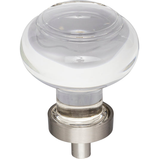 JEFFREY ALEXANDER G120SN Harlow 1-7/16" Diameter Mushroom Knob - Satin Nickel