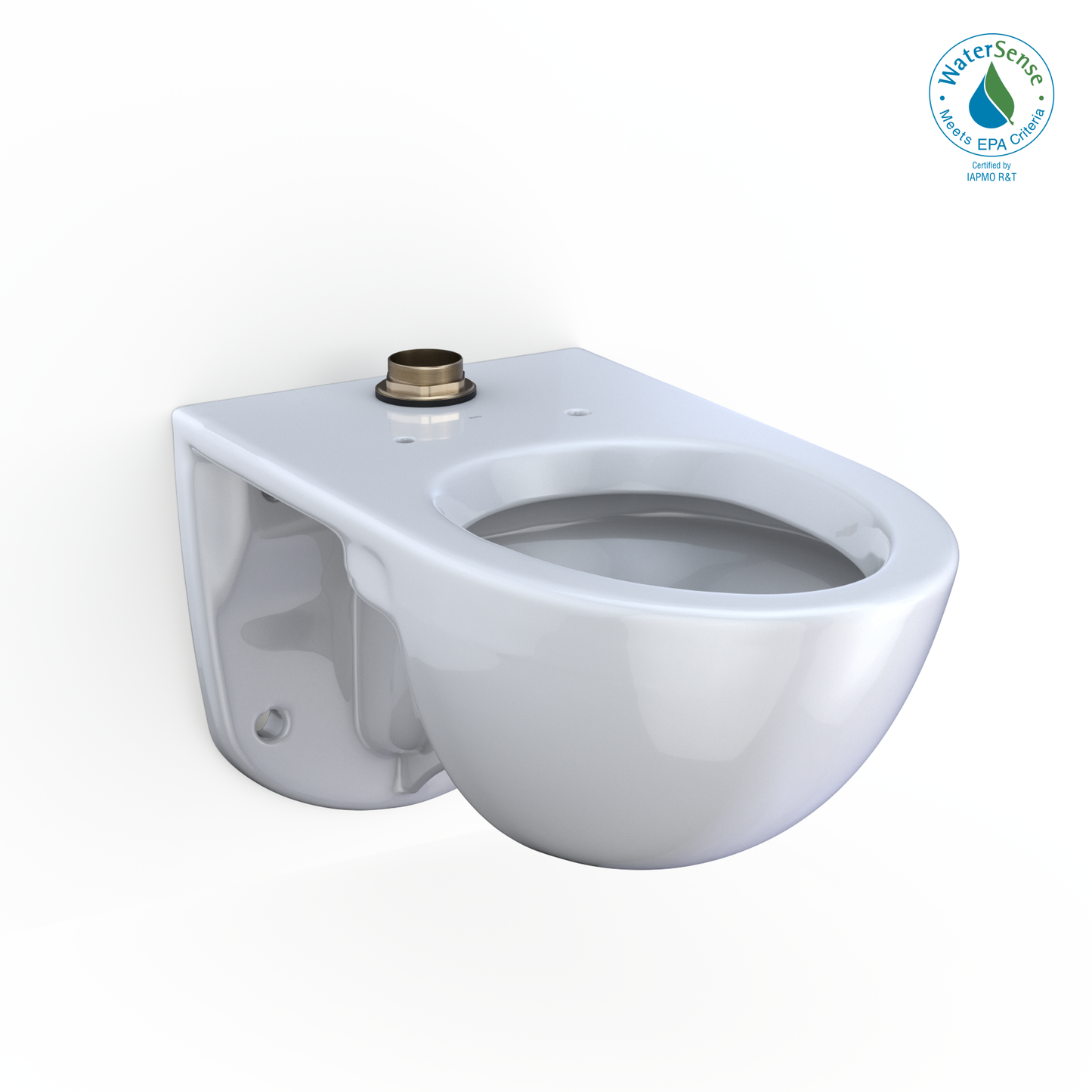 TOTO CT728CUG#01 Tornado Flush Commercial Flushometer Wall-Mounted Toilet With Cefiontect - Cotton White