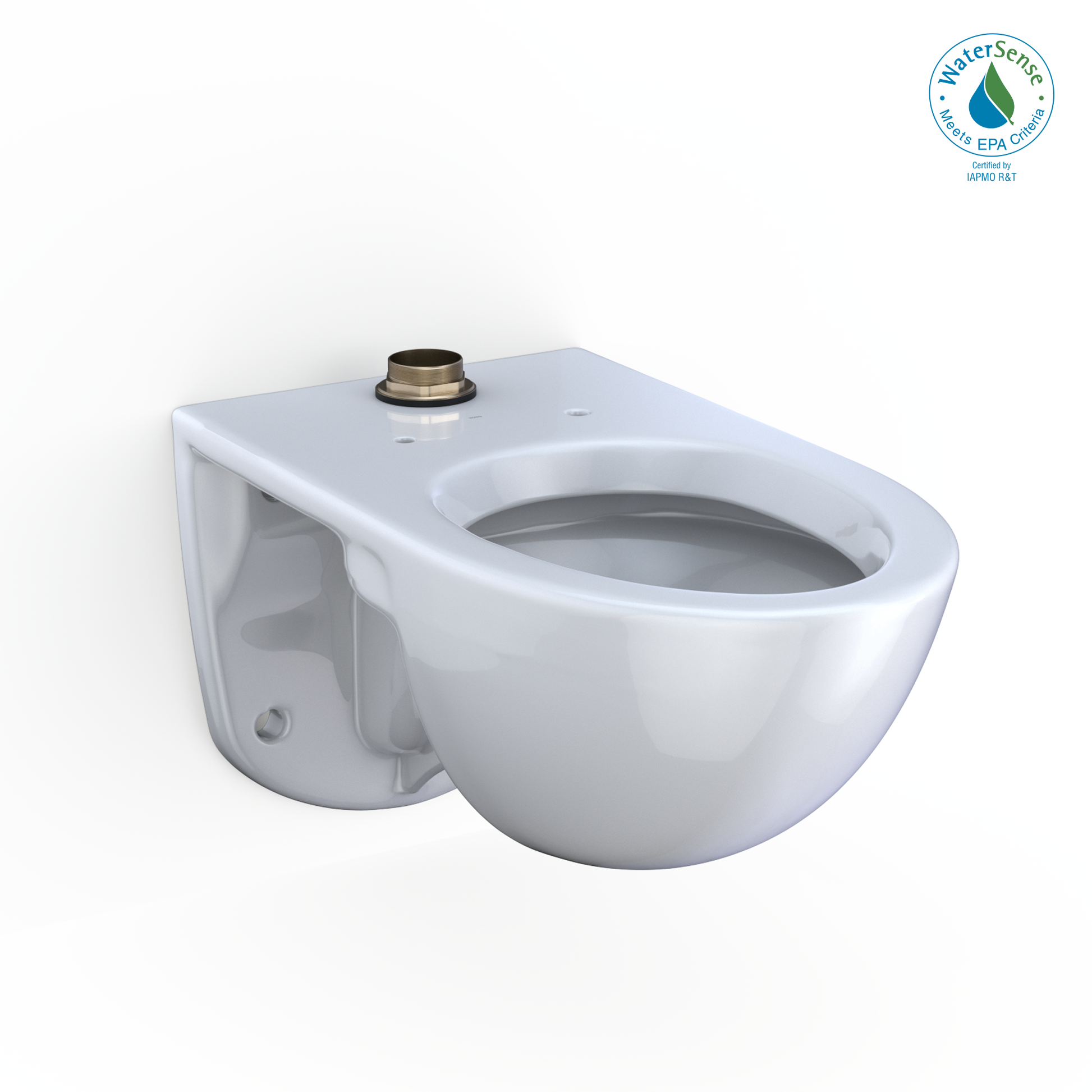 TOTO CT728CUG#01 Tornado Flush Commercial Flushometer Wall-Mounted Toilet With Cefiontect - Cotton White