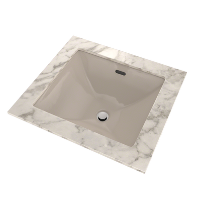 TOTO LT624G#03 Legato Rectangular Undermount Bathroom Sink With Cefiontect - Bone